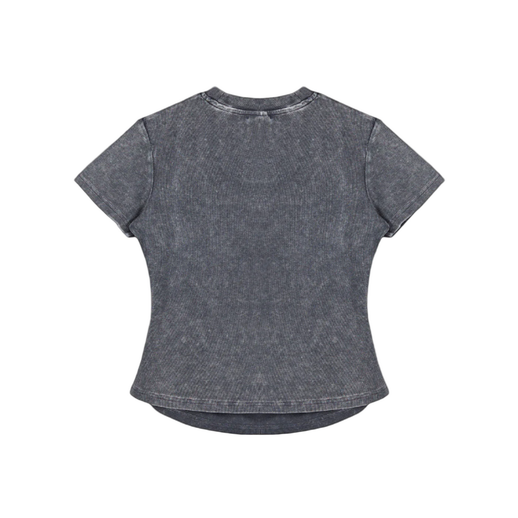 Vintaged Wash Bodycon T-Shirt