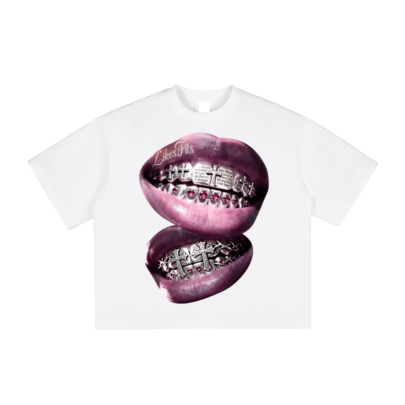 Pink Double Grillz Tee