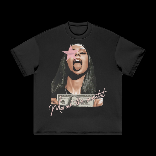 Mariah The Scientist Pink Star T-Shirt