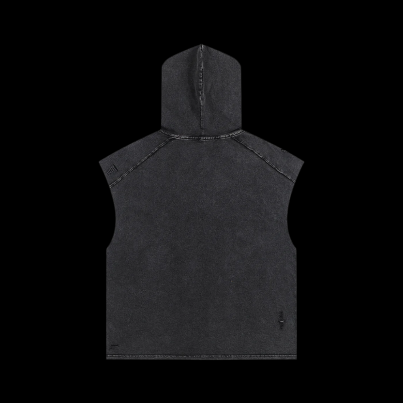 Snow Washed Boxy Hooded Tank