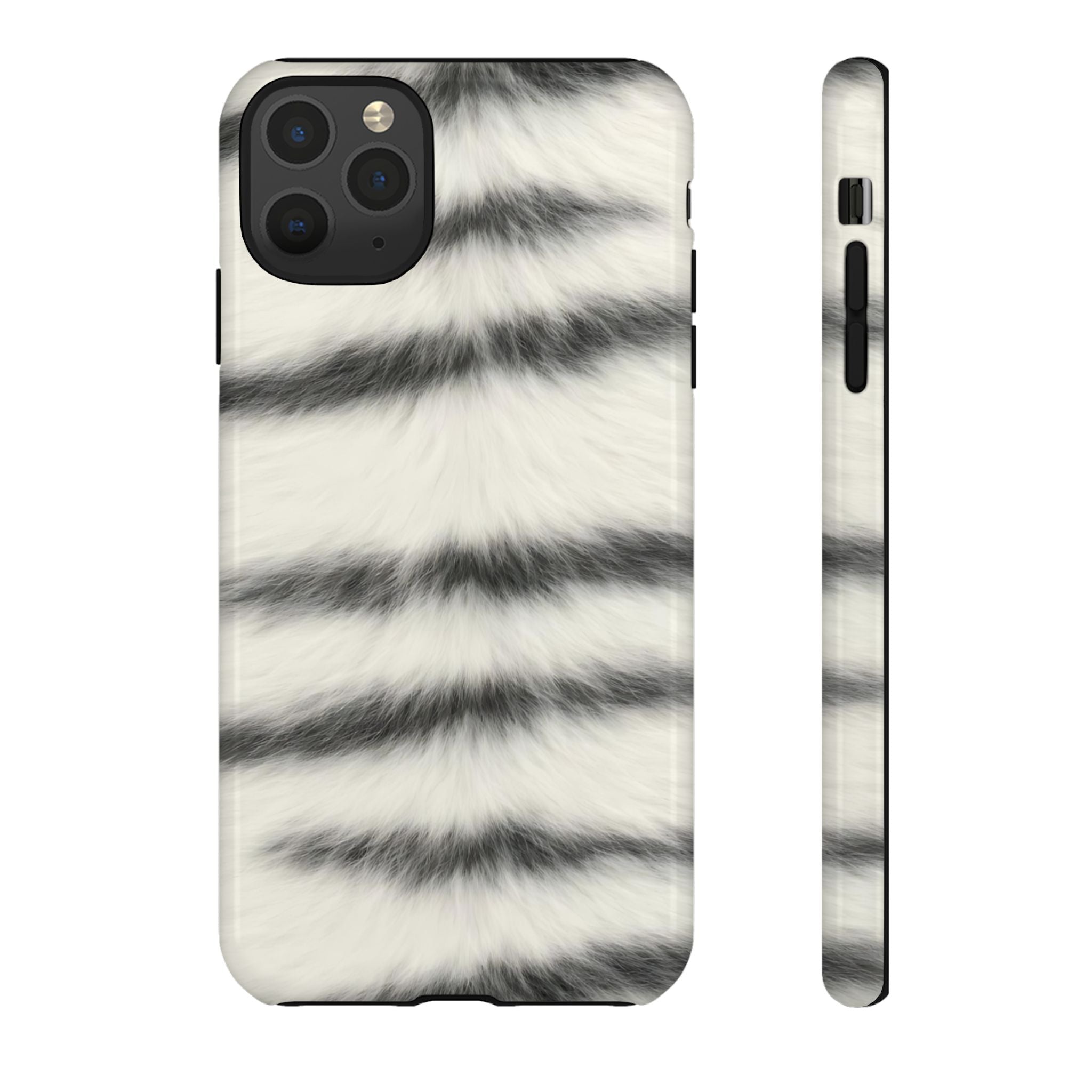 Fur Striped Phone Case