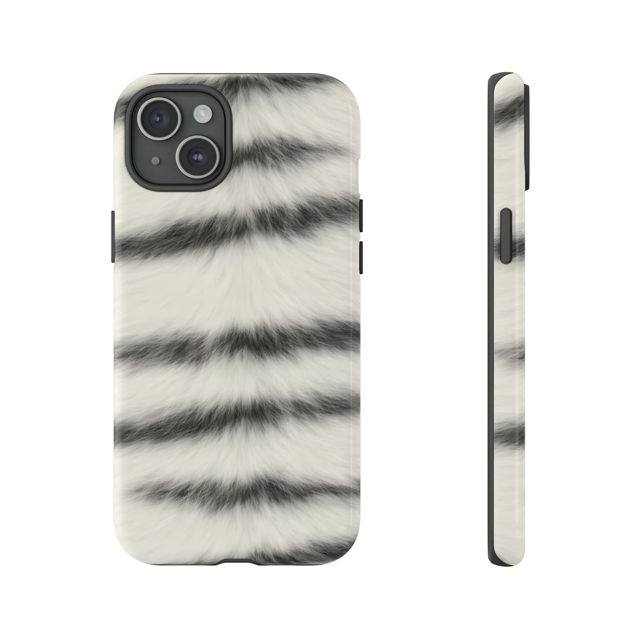 Fur Striped Phone Case