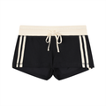 Striped Low Rise Track Shorts