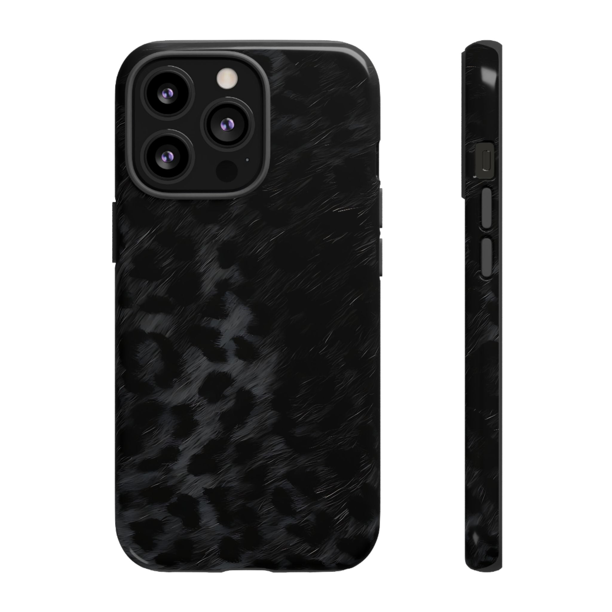 Black Leopard Phone Case