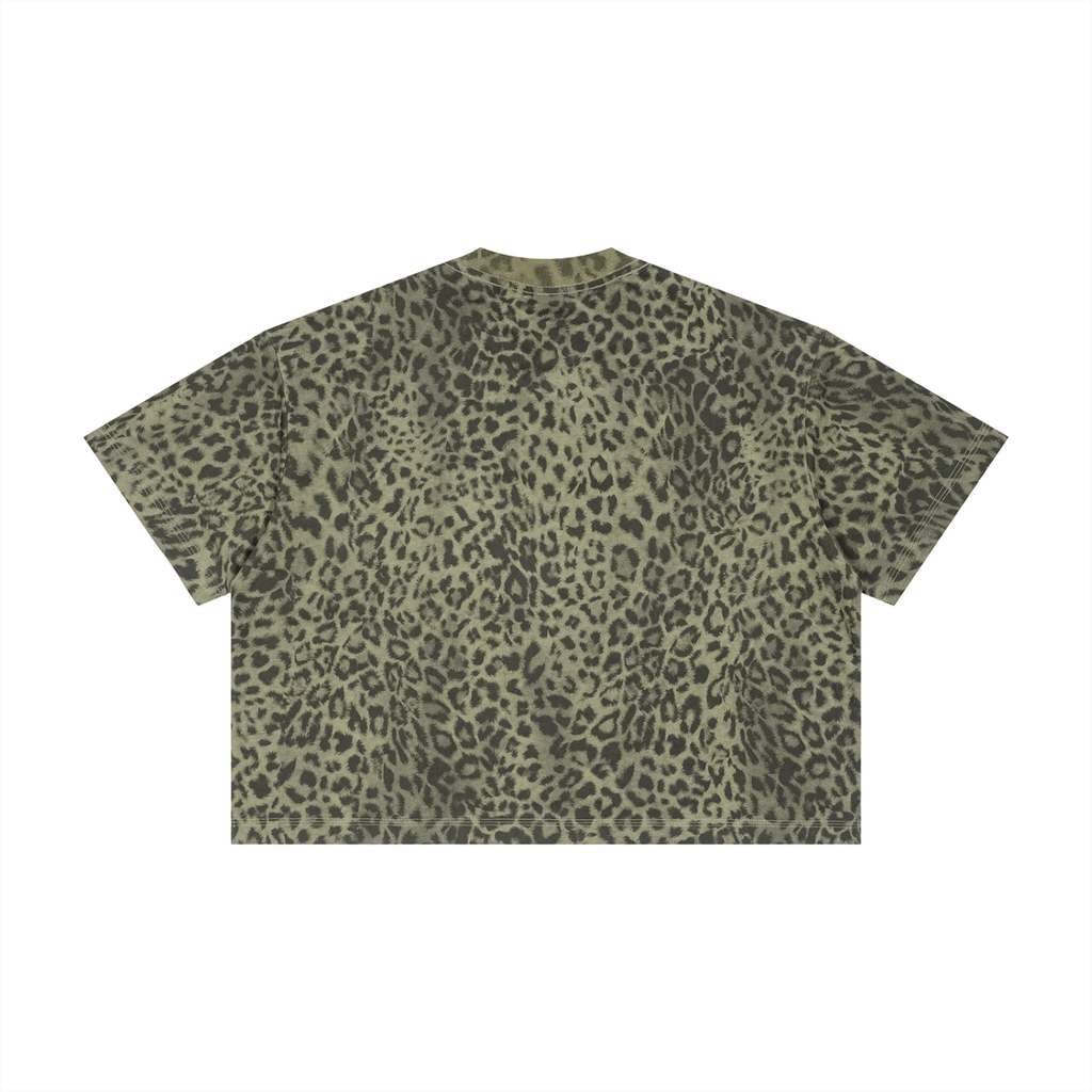 Leopard Print Boxy Tee