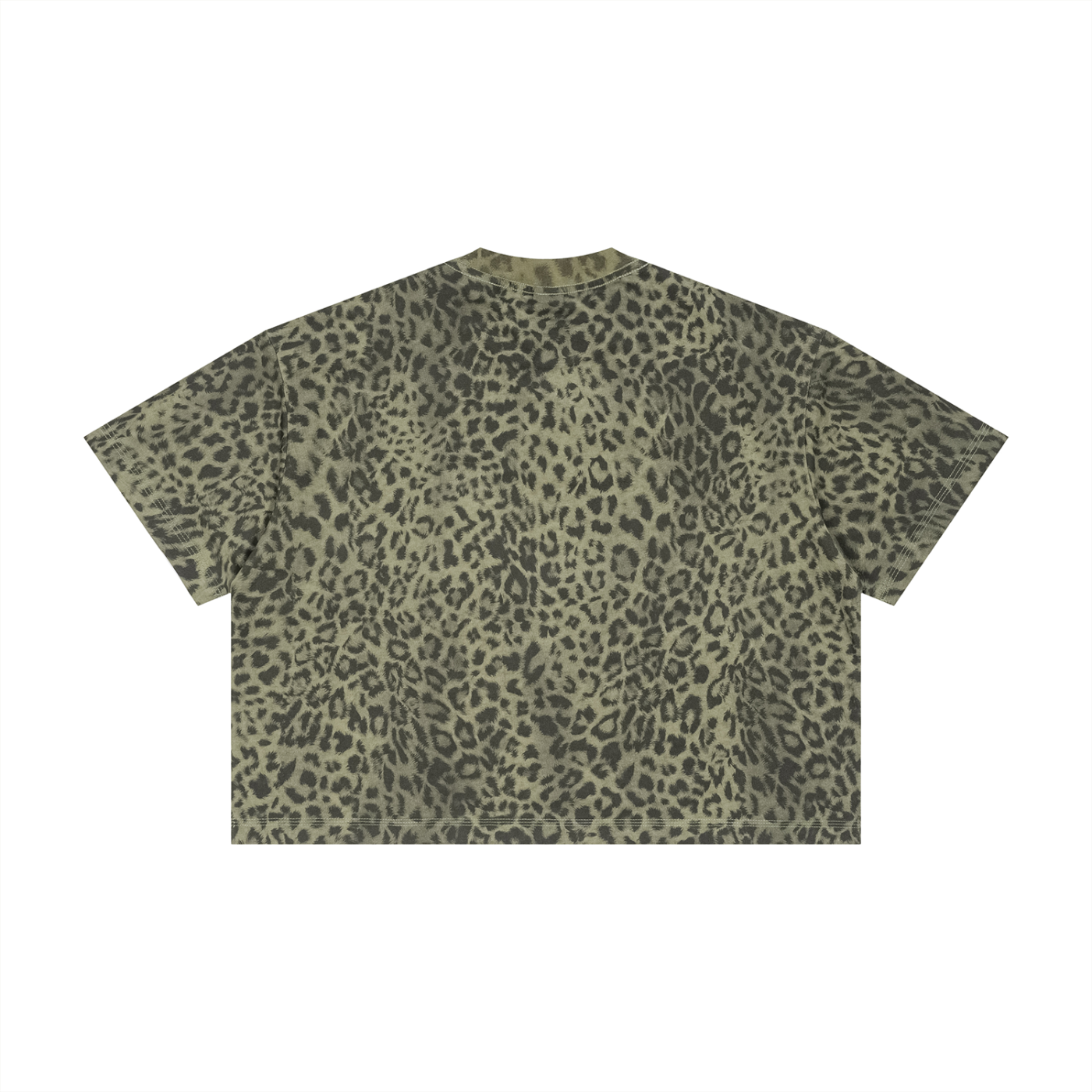Leopard Print Boxy Tee