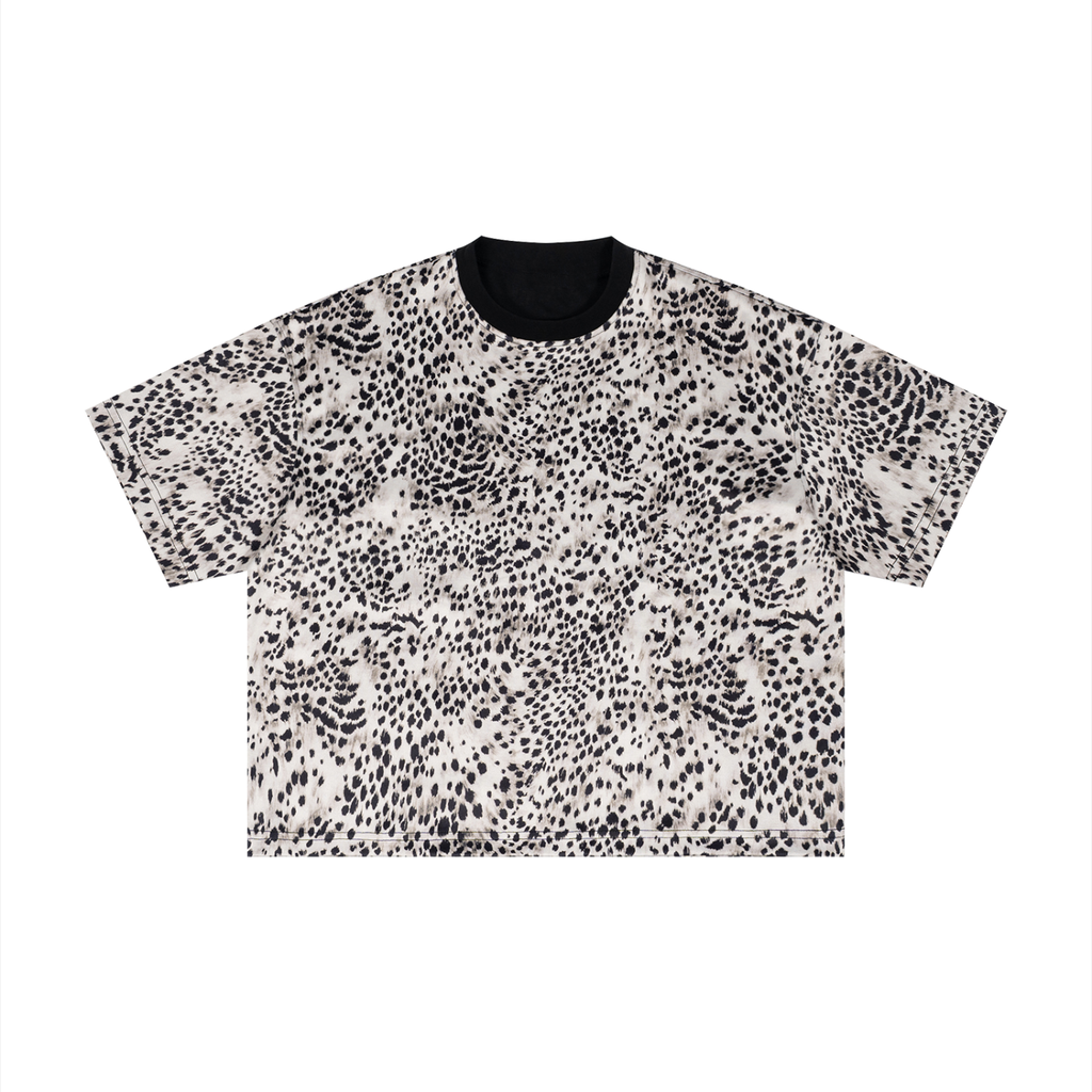 Leopard Print Boxy Tee