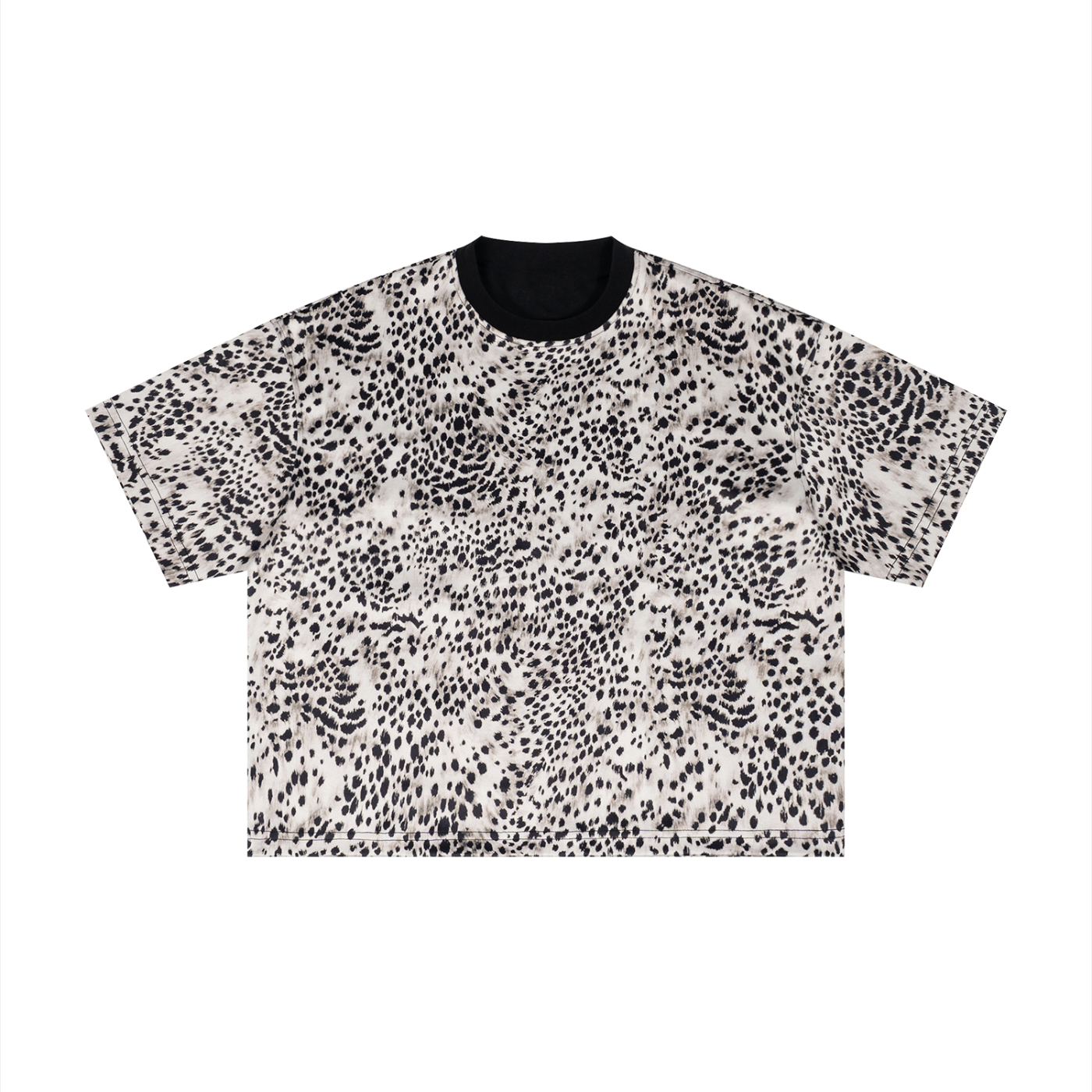 Leopard Print Boxy Tee