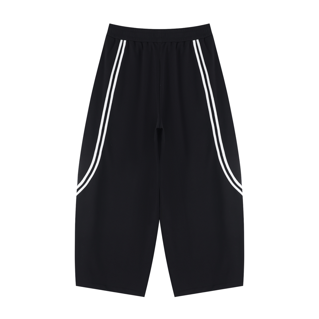 Wide Leg Striped Sweatpants