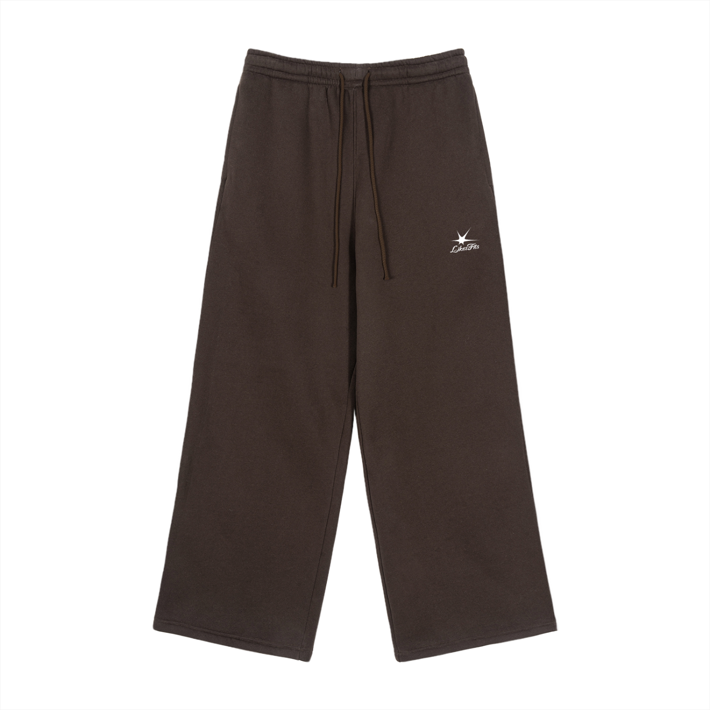 Fleece Drawstring Straight Leg Sweatpants