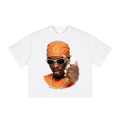 Orange Hat Print Tee