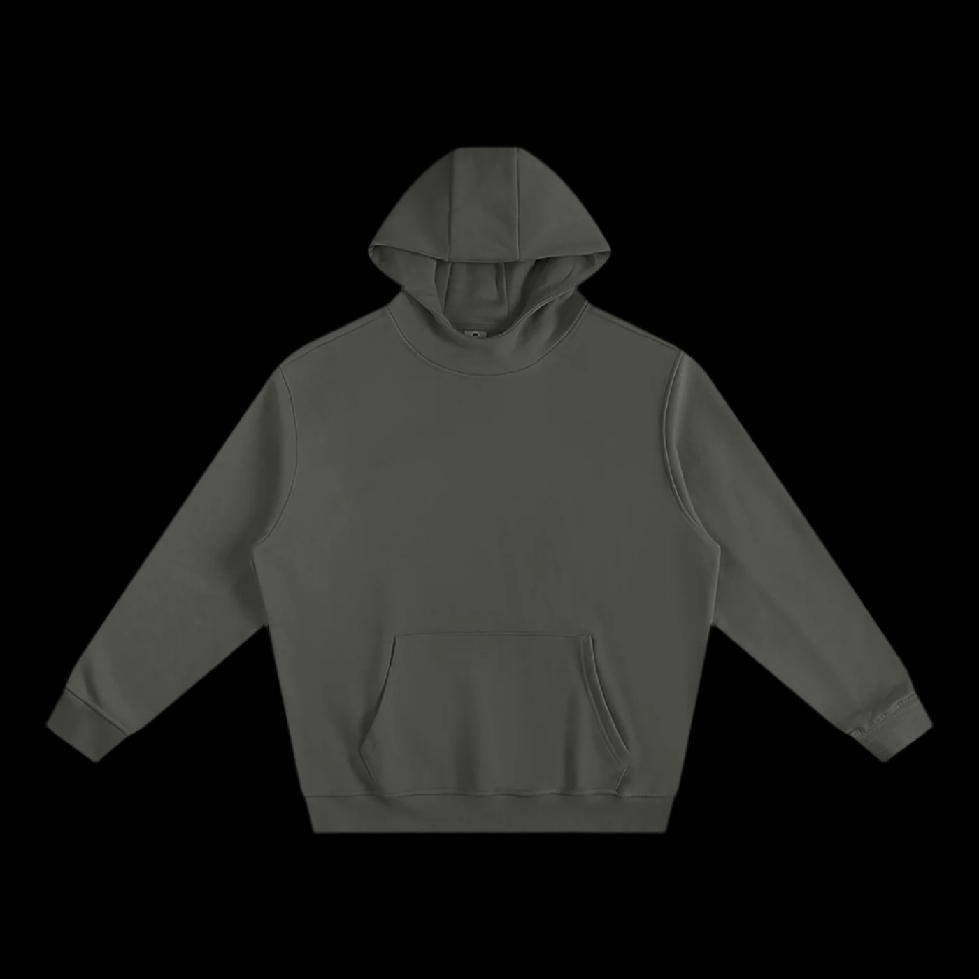 Fleeced High Neck Hoodie
