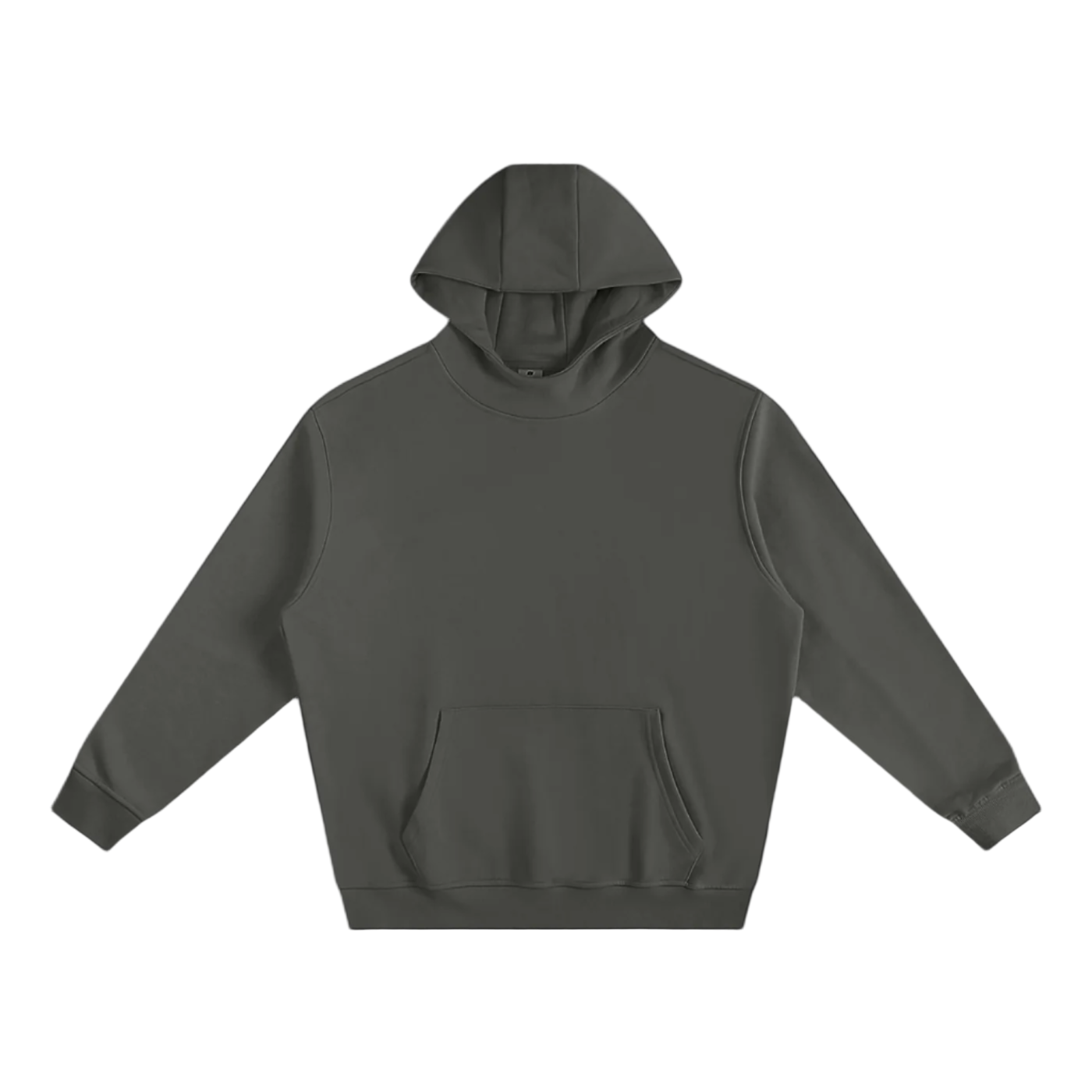 Fleeced High Neck Hoodie