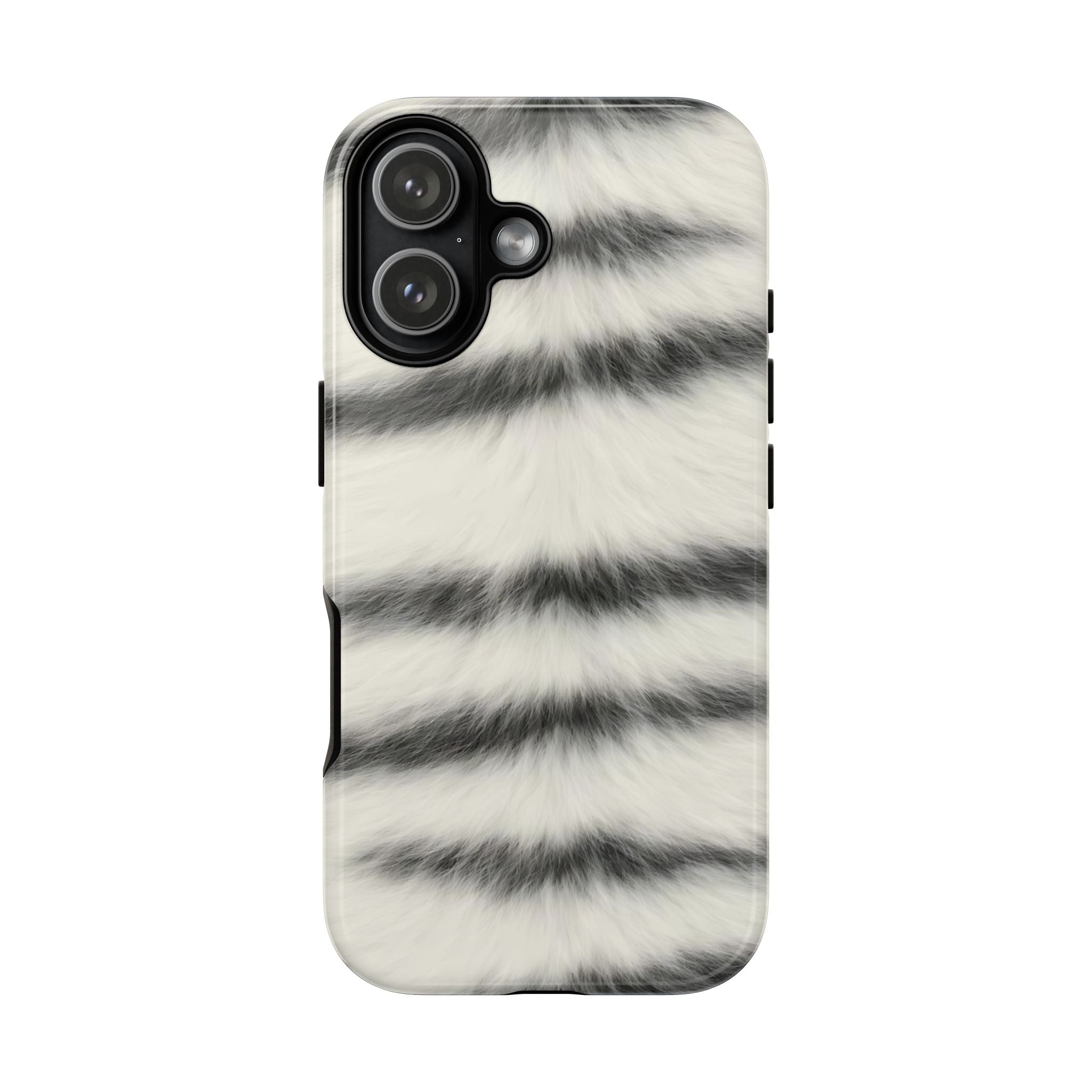 Fur Striped Phone Case