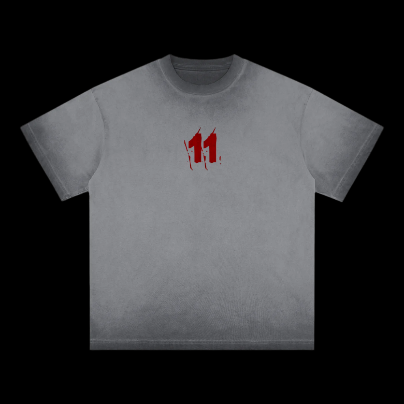 Red 11 Grey T-Shirt