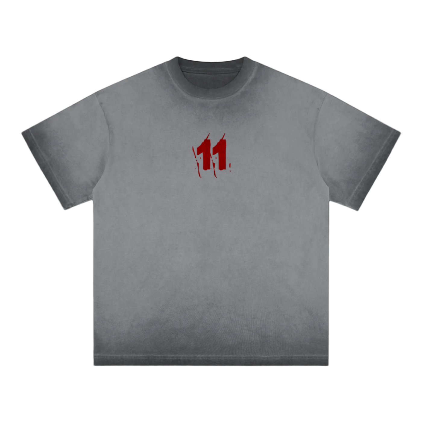 Red 11 Grey T-Shirt