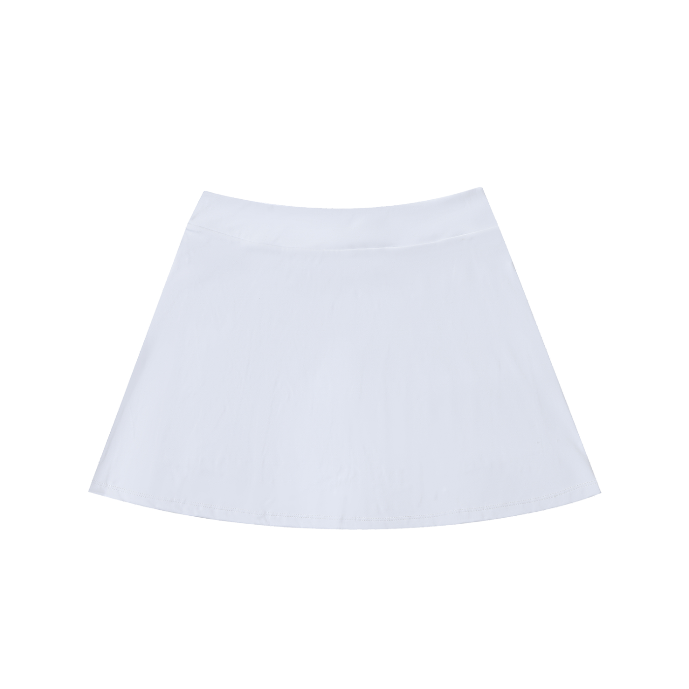 High Waist Pocketed A-Line Mini Skirt