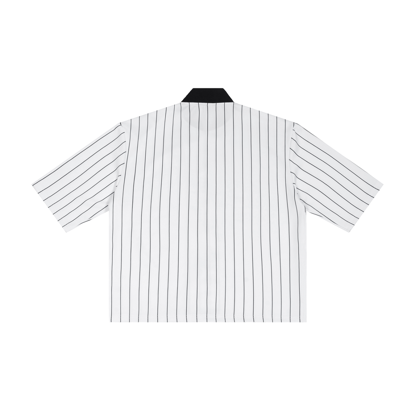 Striped Full Zip Baseball Jersey