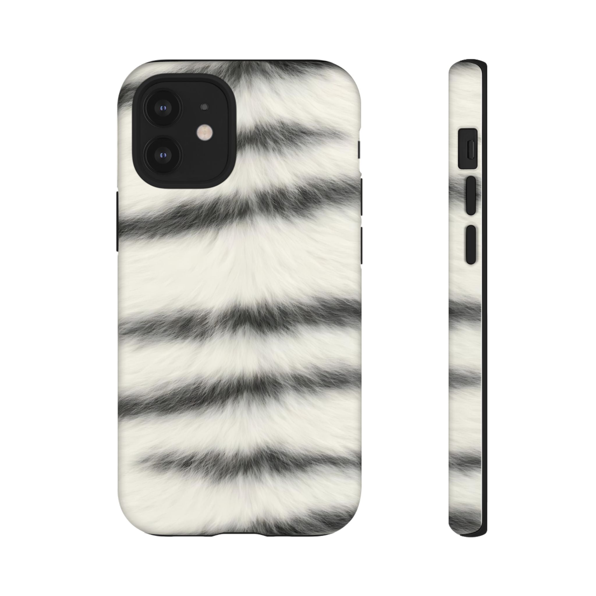 Fur Striped Phone Case