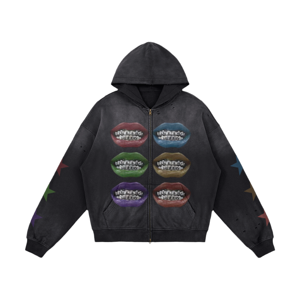Six Grillz Zip Up Hoodie