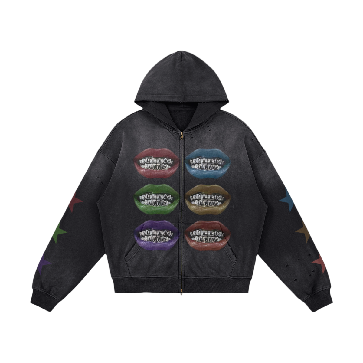 Six Grillz Zip Up Hoodie