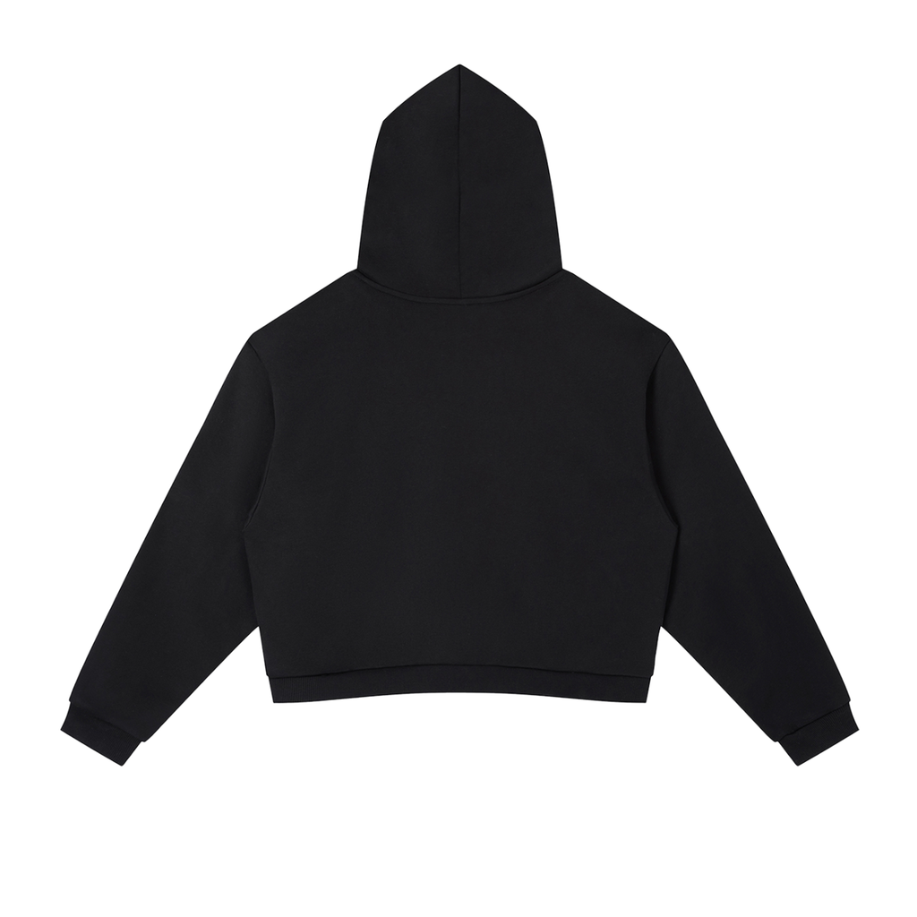Striped Cropped Hoodie