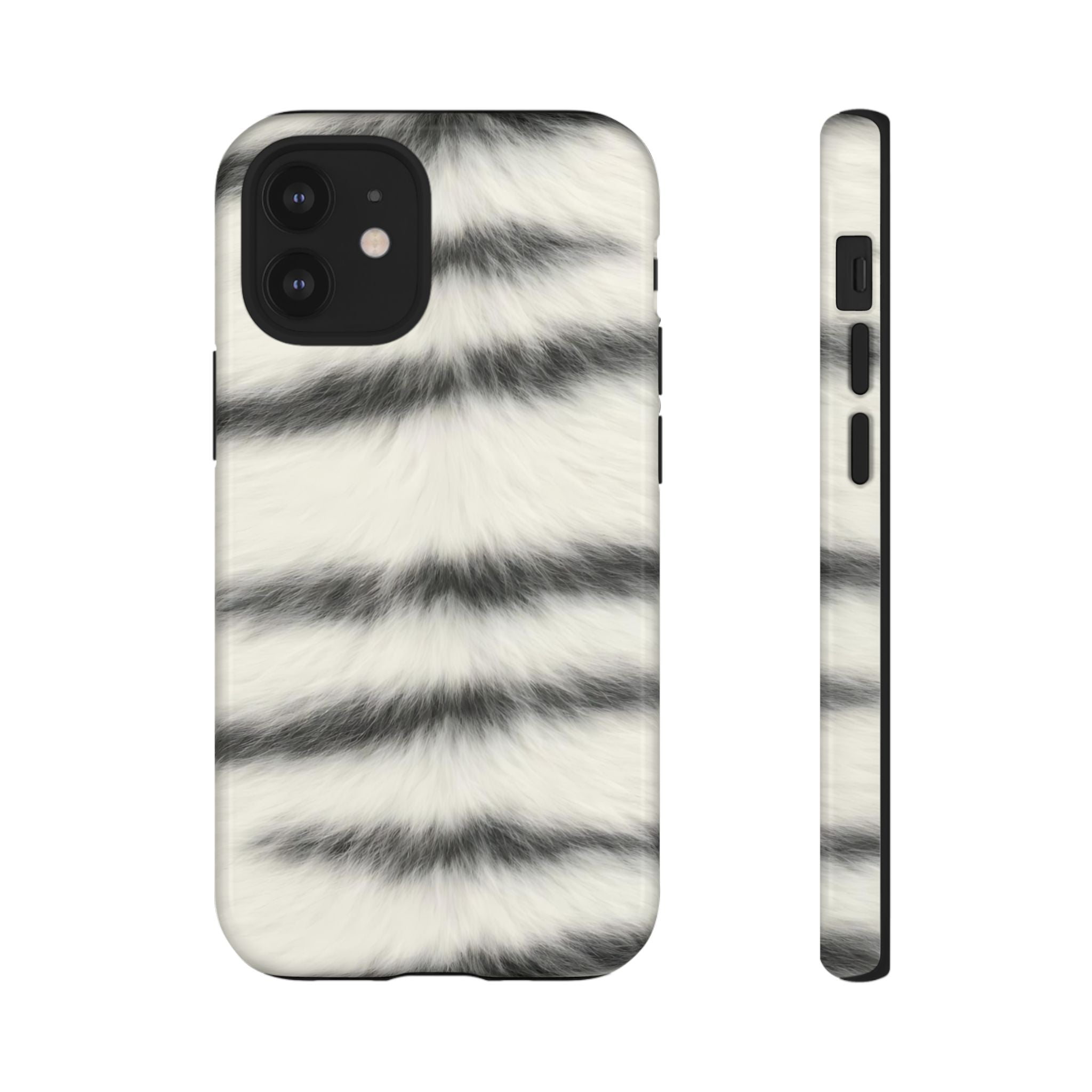 Fur Striped Phone Case