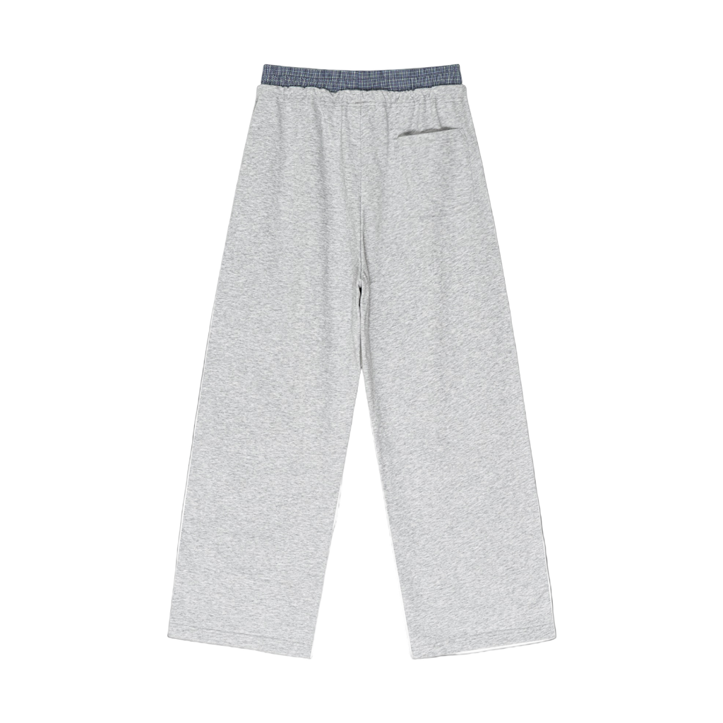 Plaid Waist Sweatpants