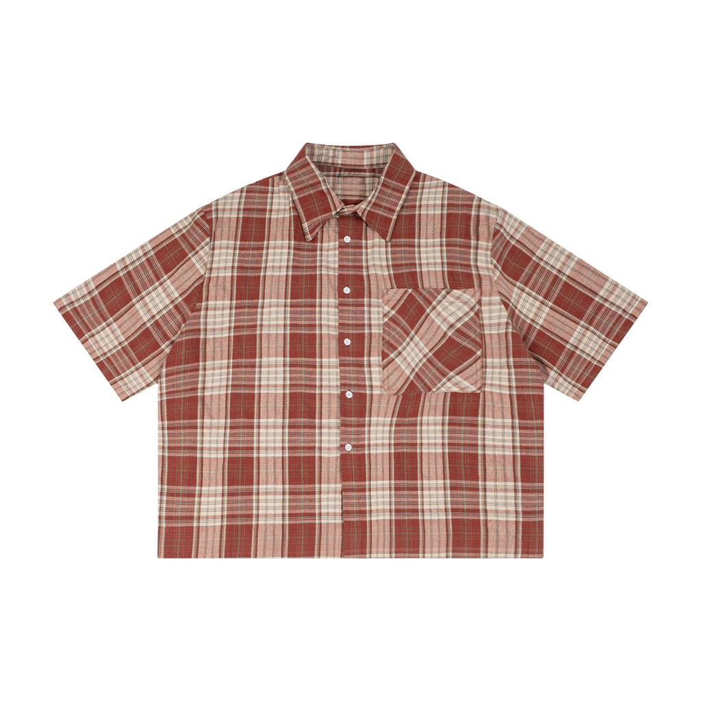 Plaid Boxy Tee