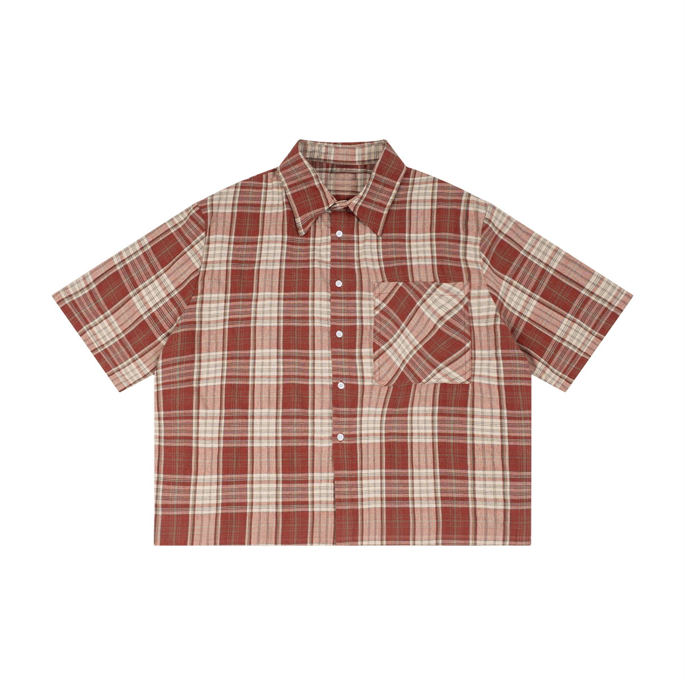 Plaid Boxy Tee