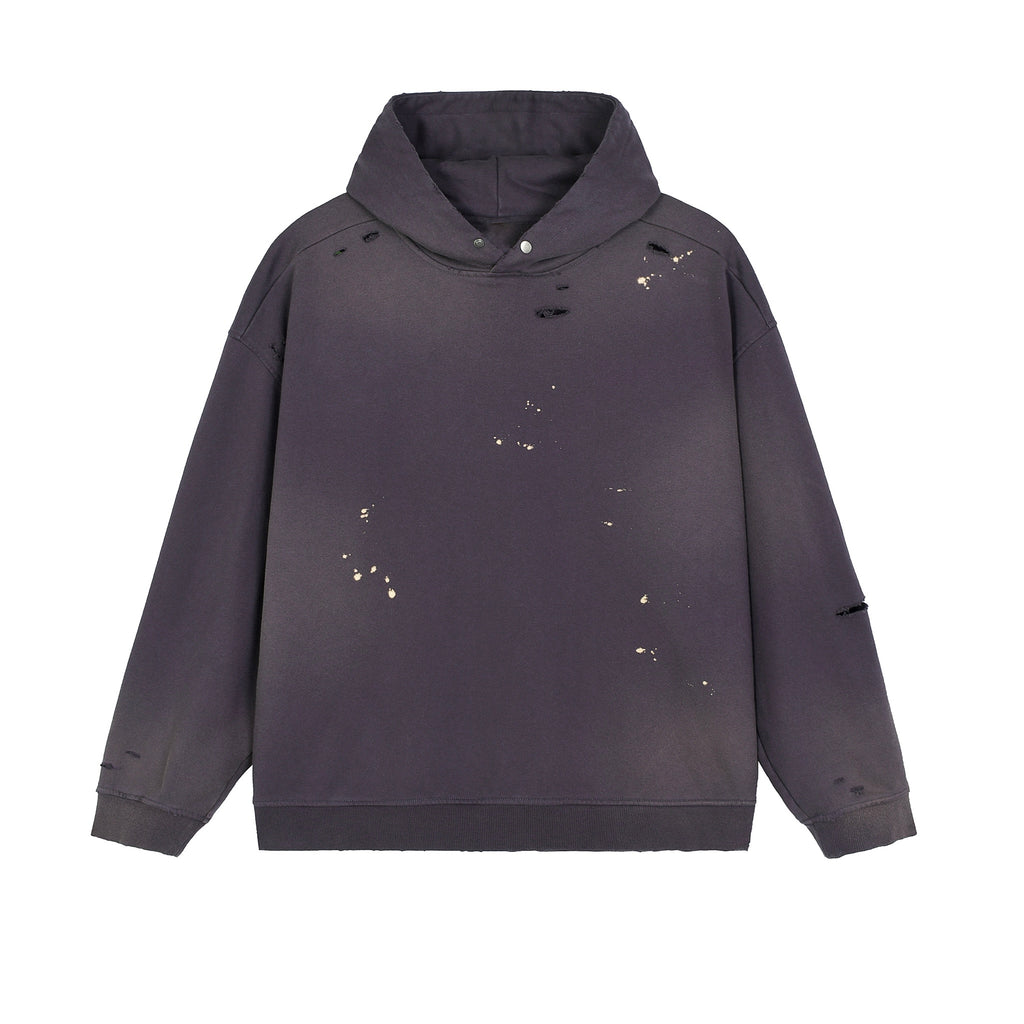 Frayed Fleece Hoodie