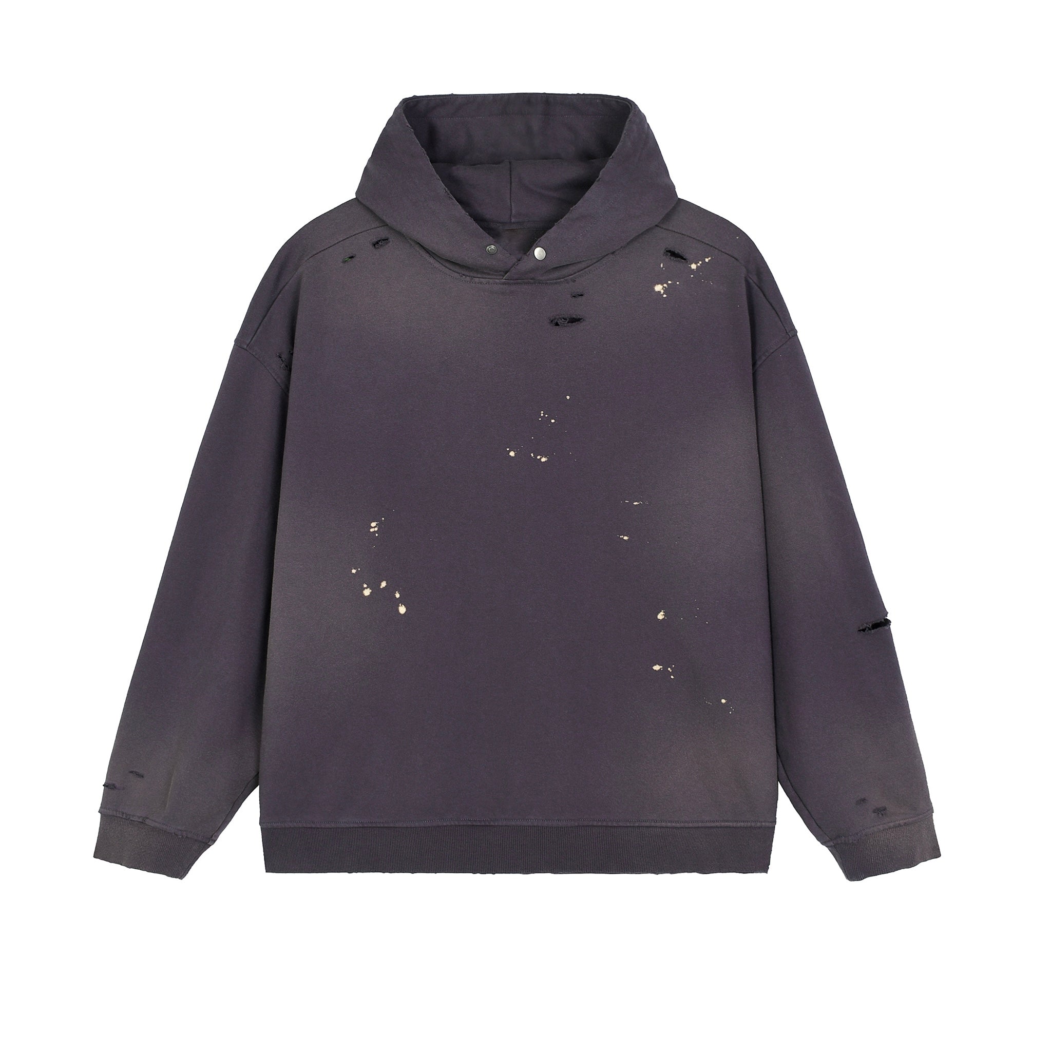 Frayed Fleece Hoodie