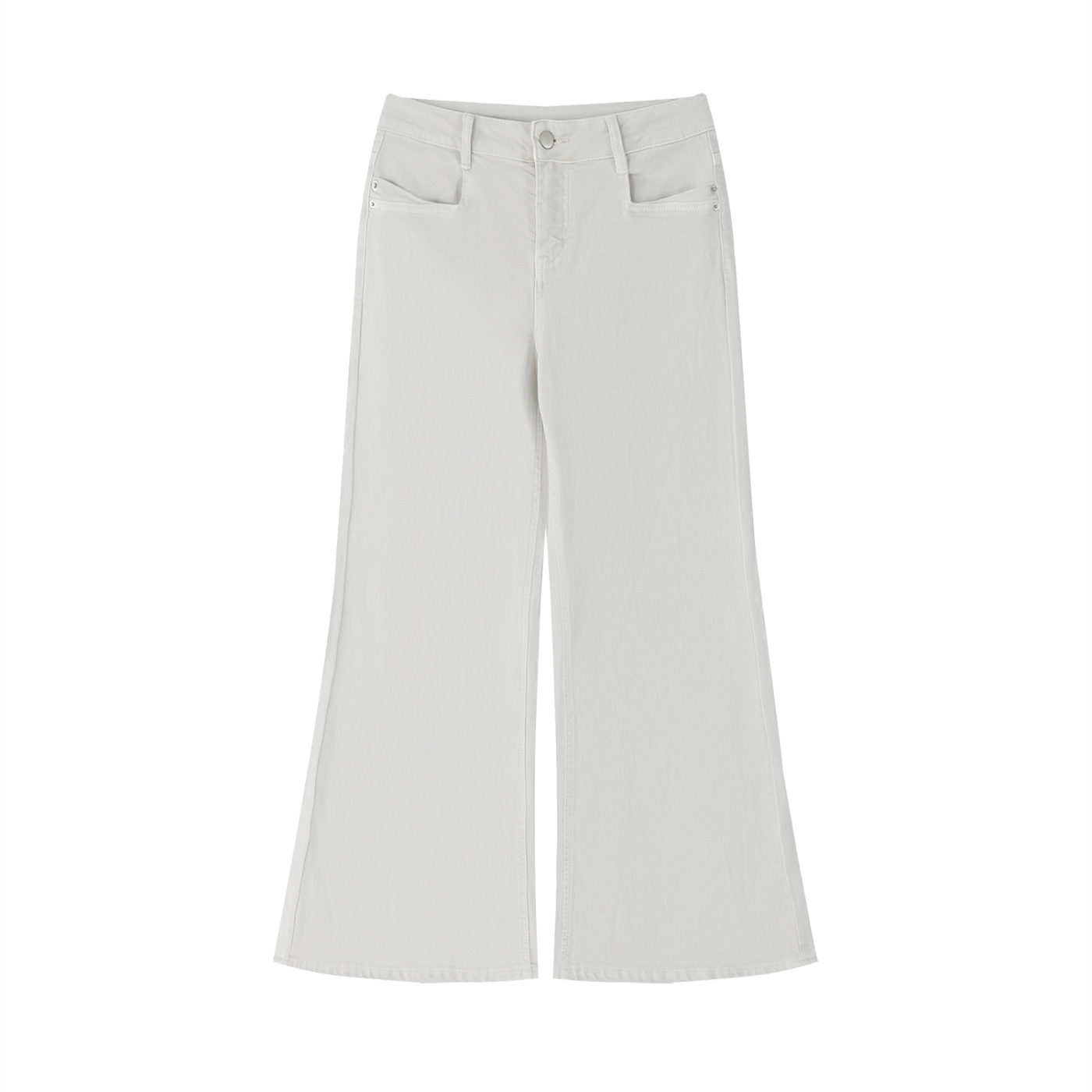 Vintage Wash Flared Jeans