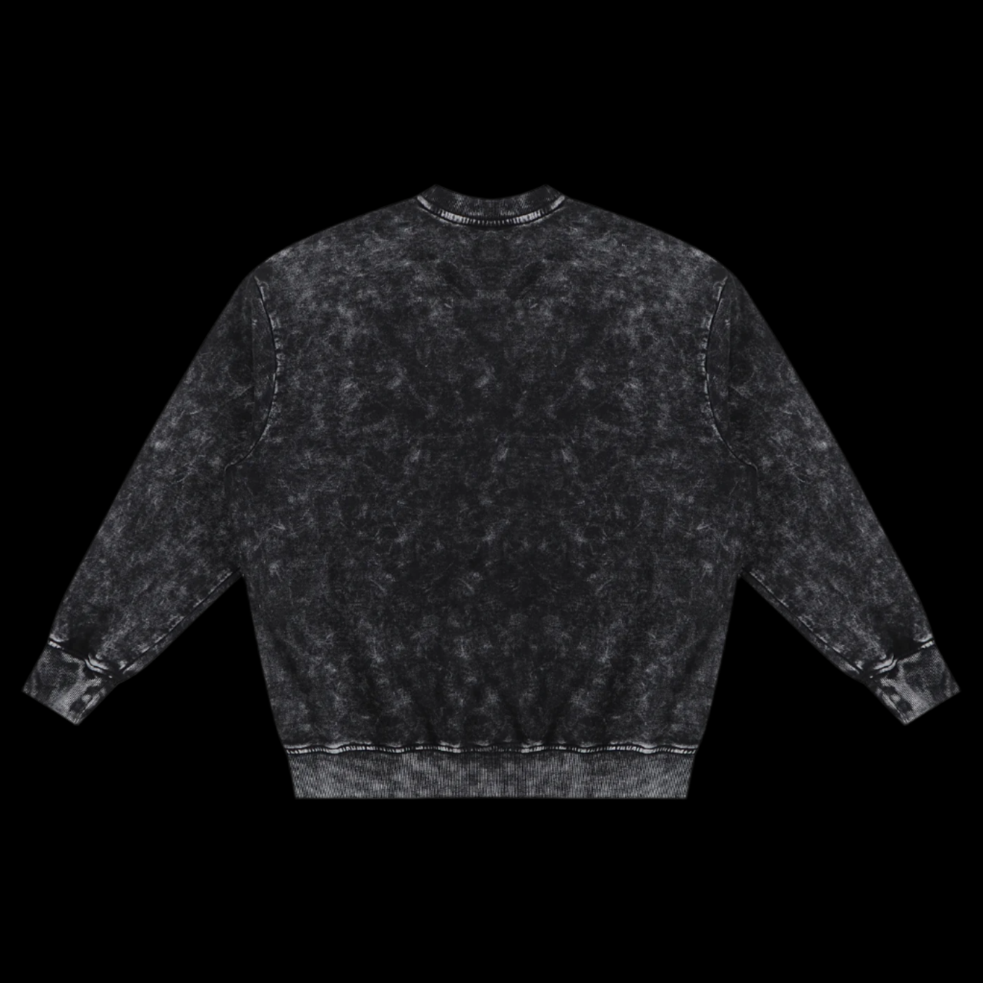 Snow Washed Hand Frayed Sweatshirt