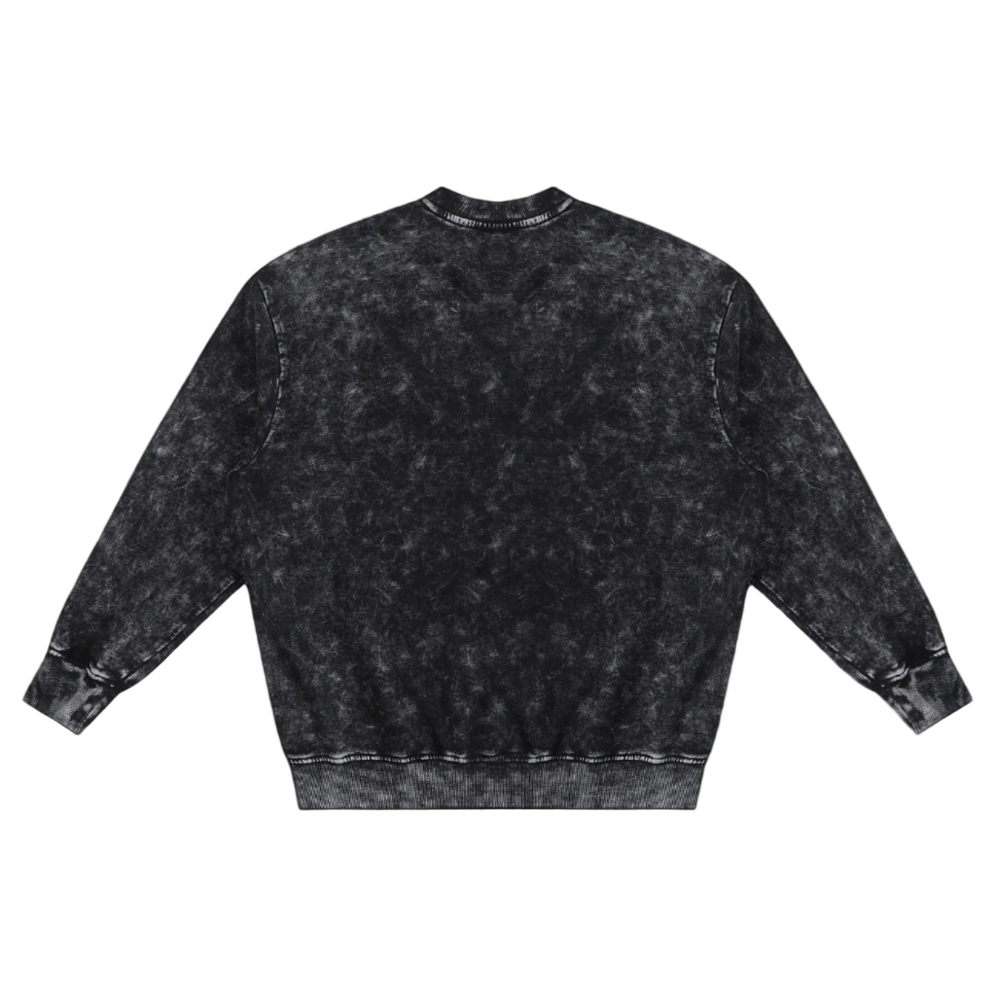 Snow Washed Hand Frayed Sweatshirt