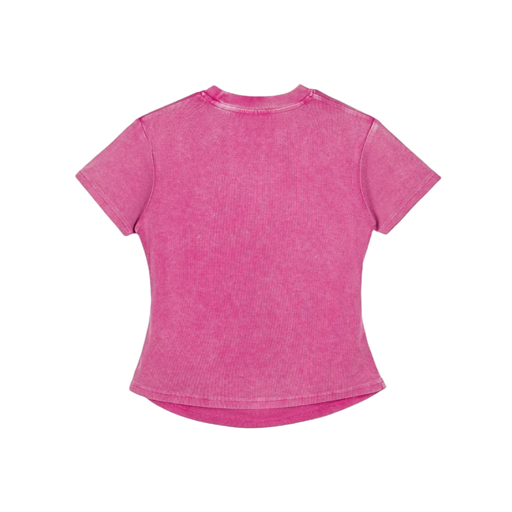 Vintaged Wash Bodycon T-Shirt