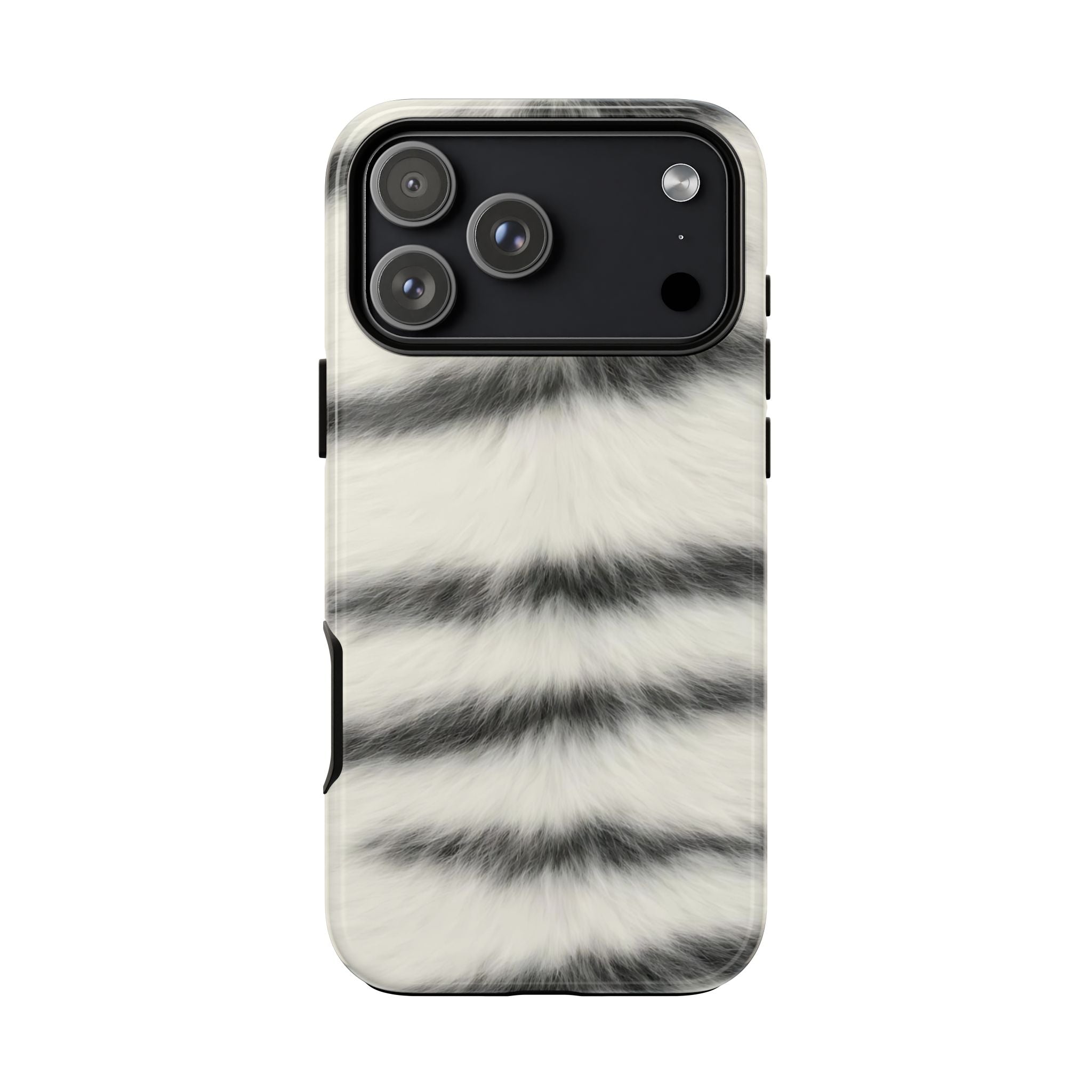 Fur Striped Phone Case