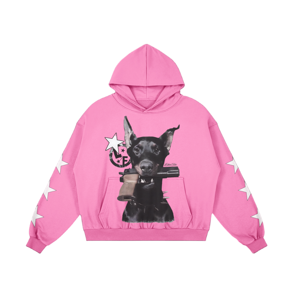 Gun Holding Dog Hoodie