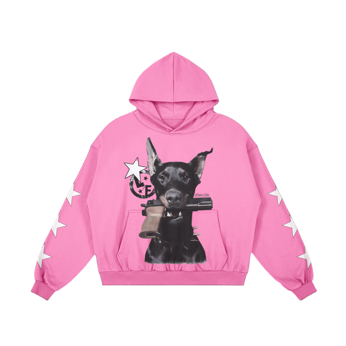 Gun Holding Dog Hoodie