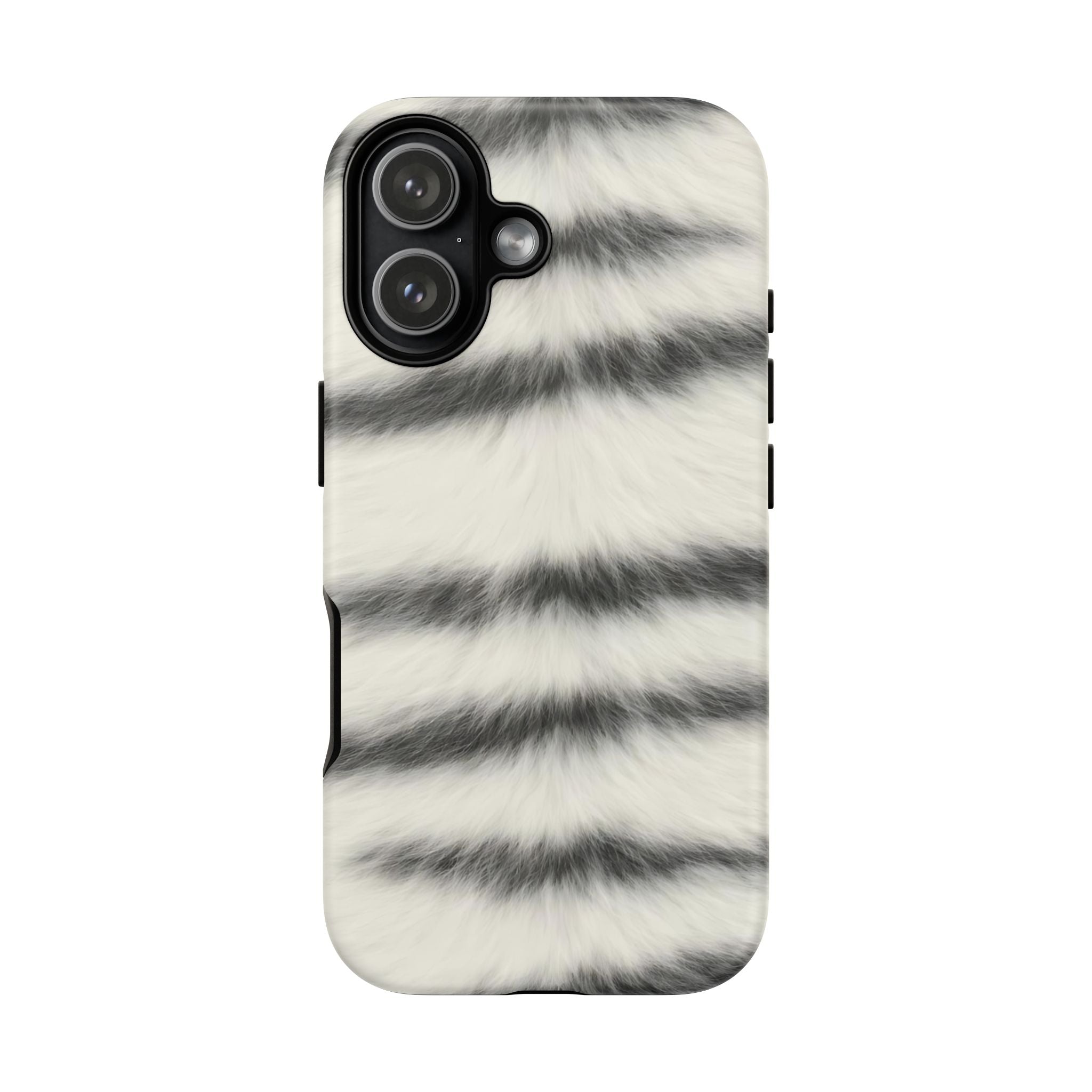 Fur Striped Phone Case