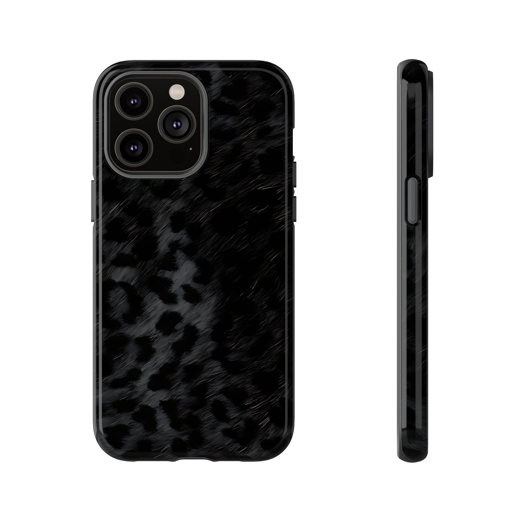 Black Leopard Phone Case