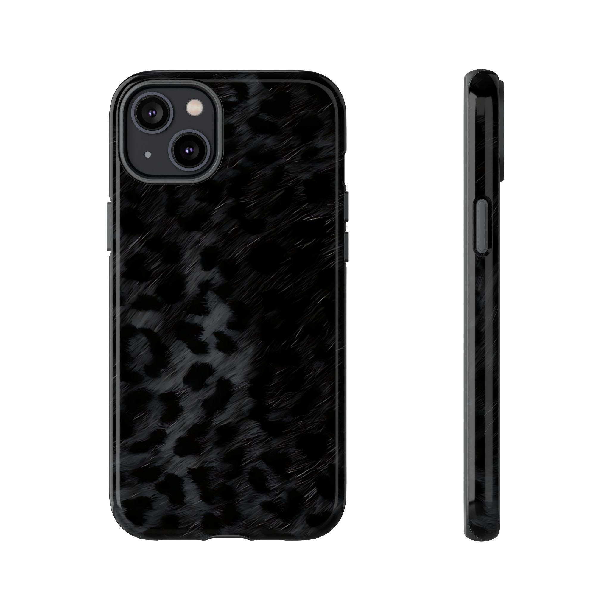 Black Leopard Phone Case
