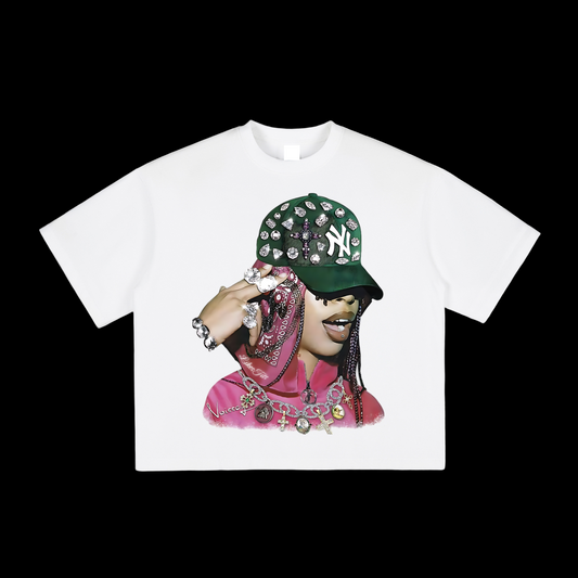 Green NY Hat Tee
