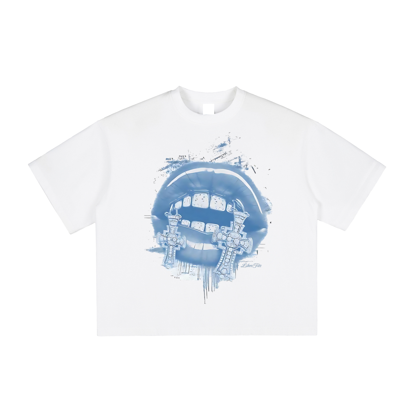 Blue Lip Tee