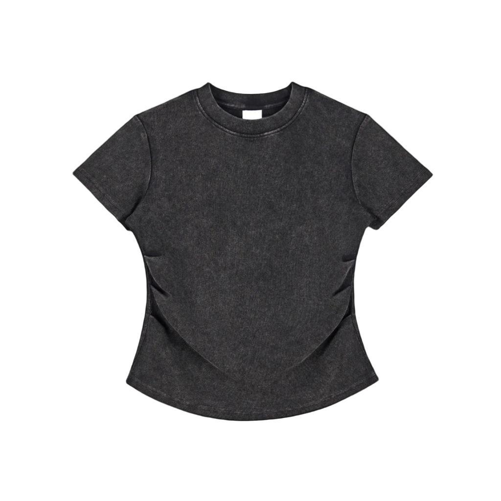 Vintaged Wash Bodycon T-Shirt