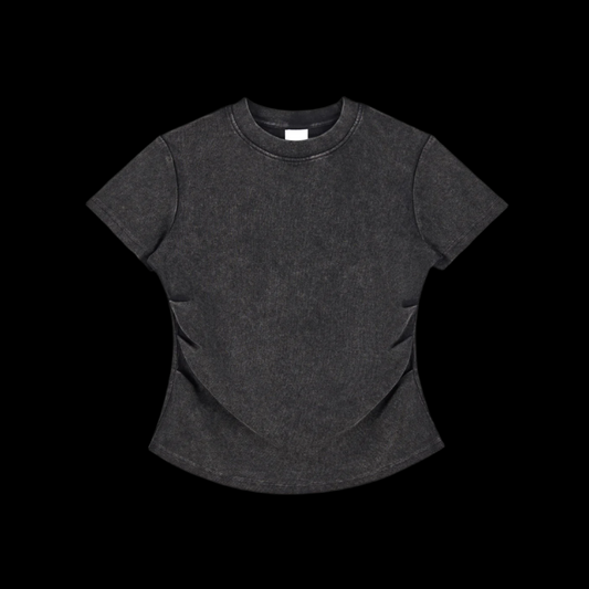 Vintaged Wash Bodycon T-Shirt