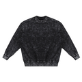 Snow Washed Hand Frayed Sweatshirt