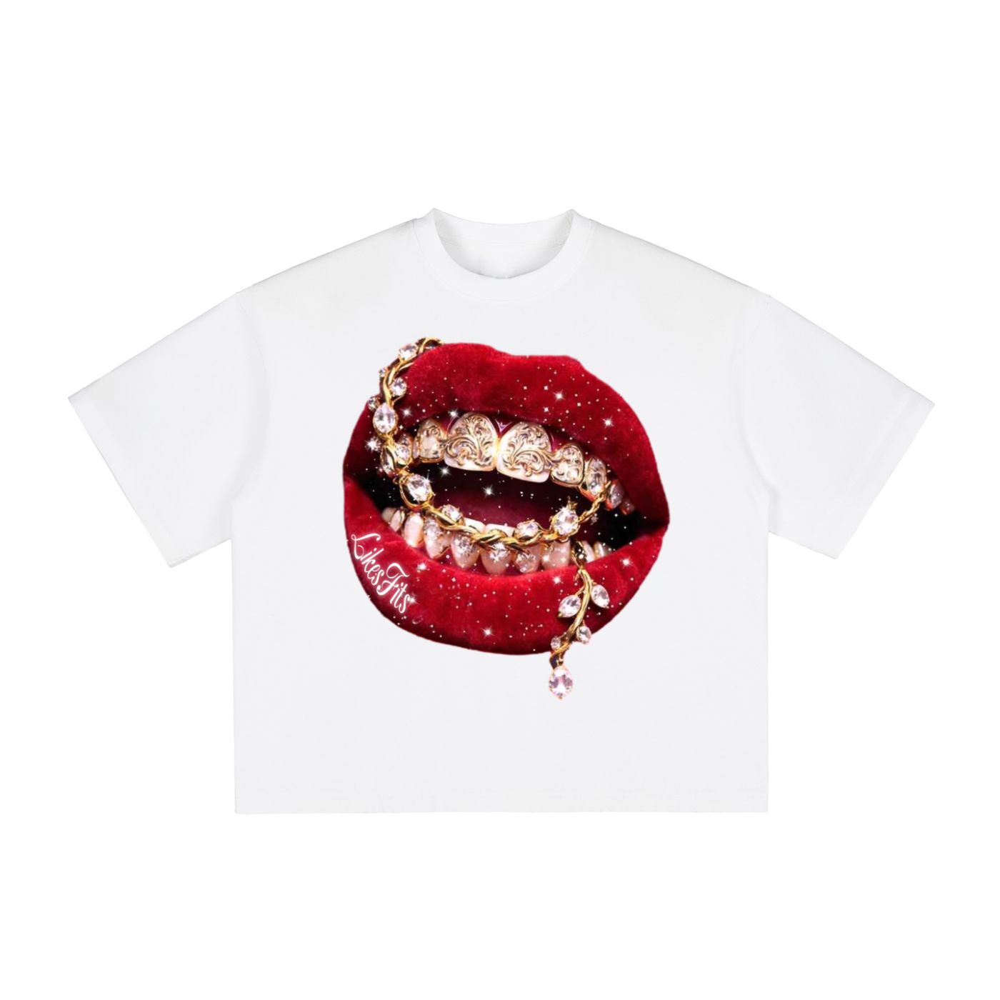 Red Diamond Smile Tee