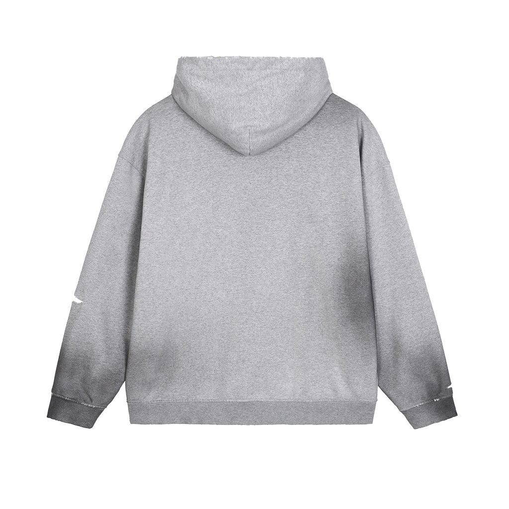 Frayed Fleece Hoodie