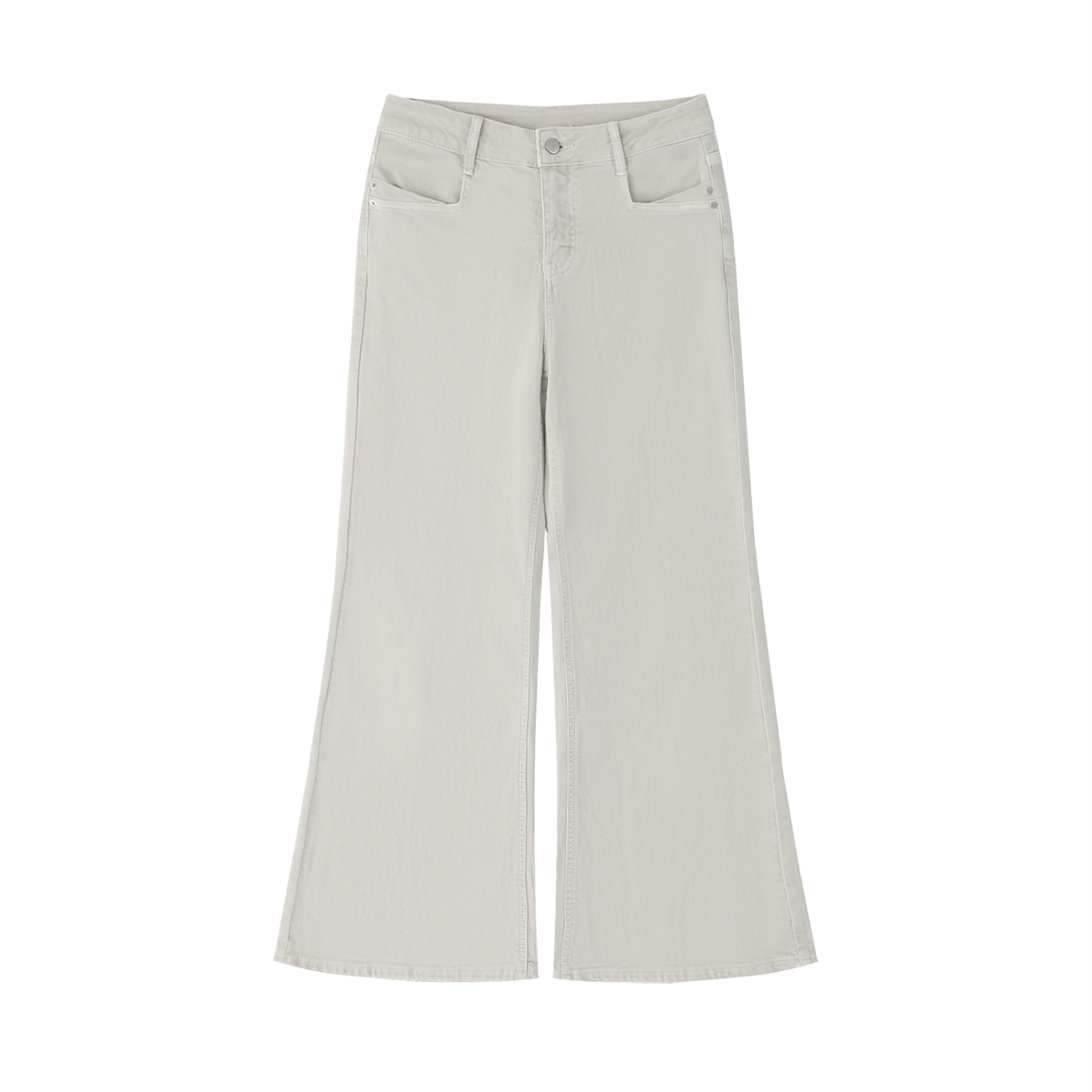 Vintage Wash Flared Jeans